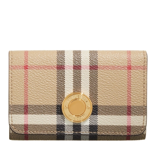 Burberry Lark Archive Beige Portefeuille à trois volets