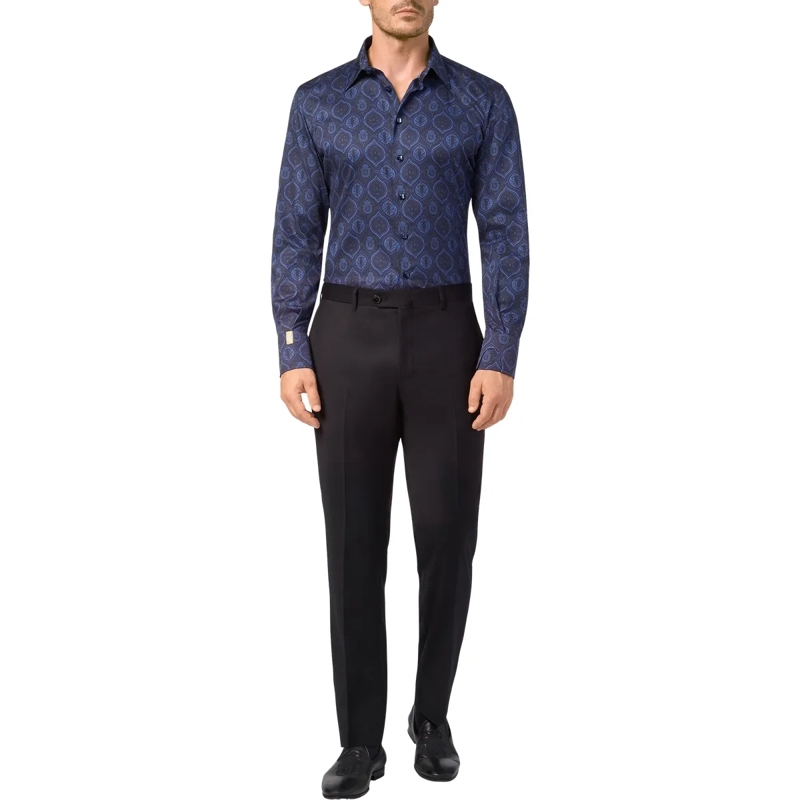 BILLIONAIRE Hemd Hemd Baroque blau(Image 3)