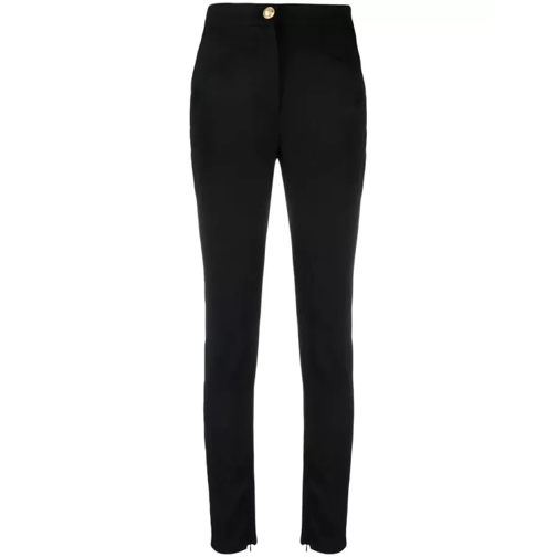 Balmain Black Skinny Pants Black 