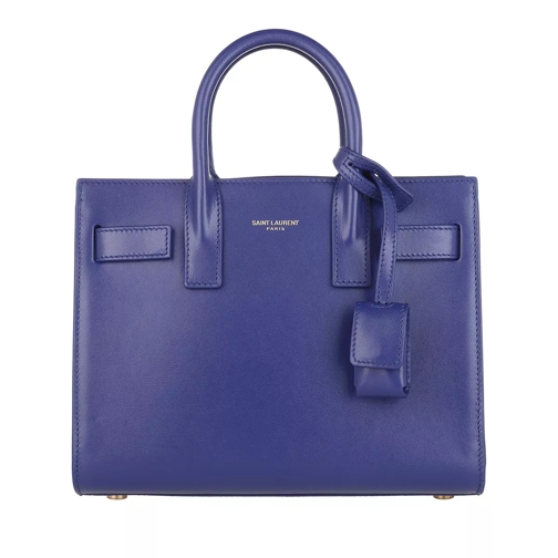 Saint Laurent Shoulder Bag Leather Saphir Blue Crossbody Bag