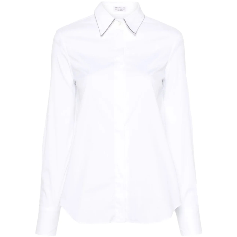 Brunello Cucinelli Bluse Shirts White weiß