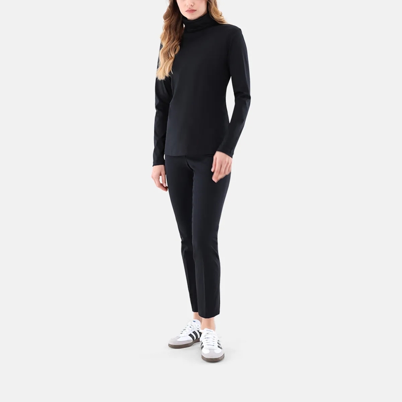 VAN LAACK Bluse Bluse Modern Fit Uni schwarz (Image 3)
