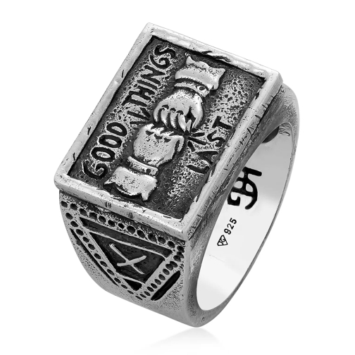 Haze & Glory Ring Siegelring - Good Things 925 Silber silber 