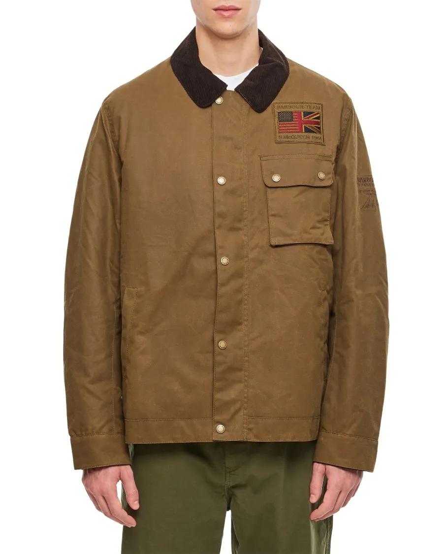 Thumbnail - Barbour - Workers Wax Jacket - Größe M - braun