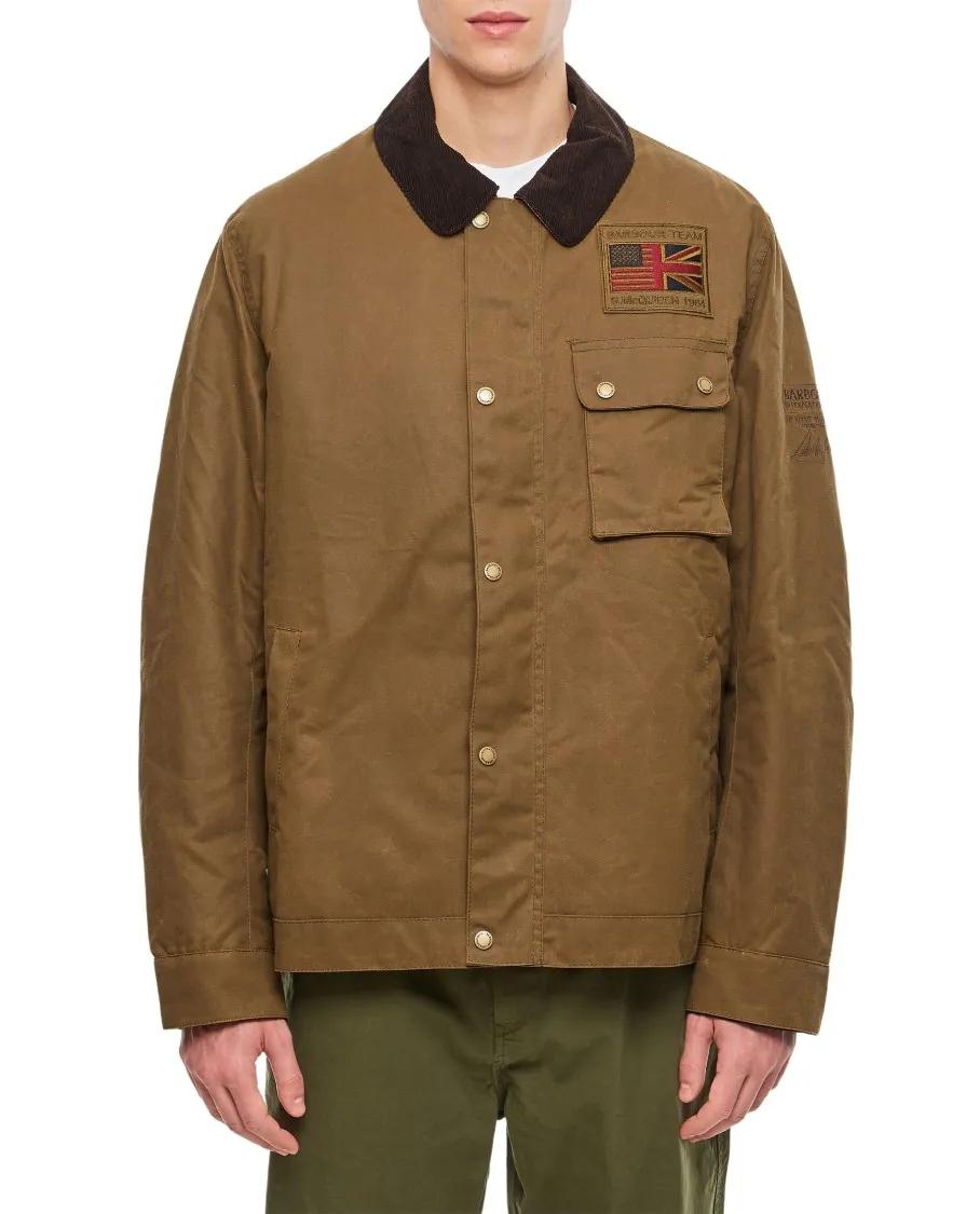 Barbour - Workers Wax Jacket - Größe L - braun