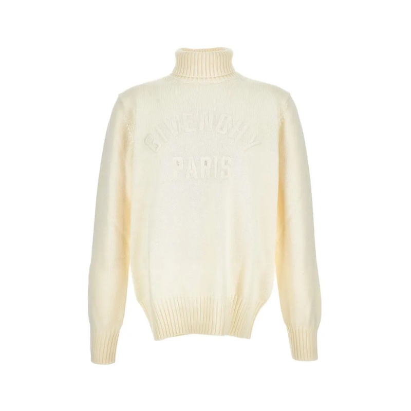 Givenchy Trui Beige High Neck Sweater Neutrals