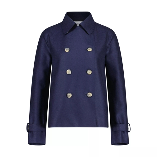 Harris Wharf  Peacoat aus hochwertiger Schurwolle 47702224798042 Dunkelblau