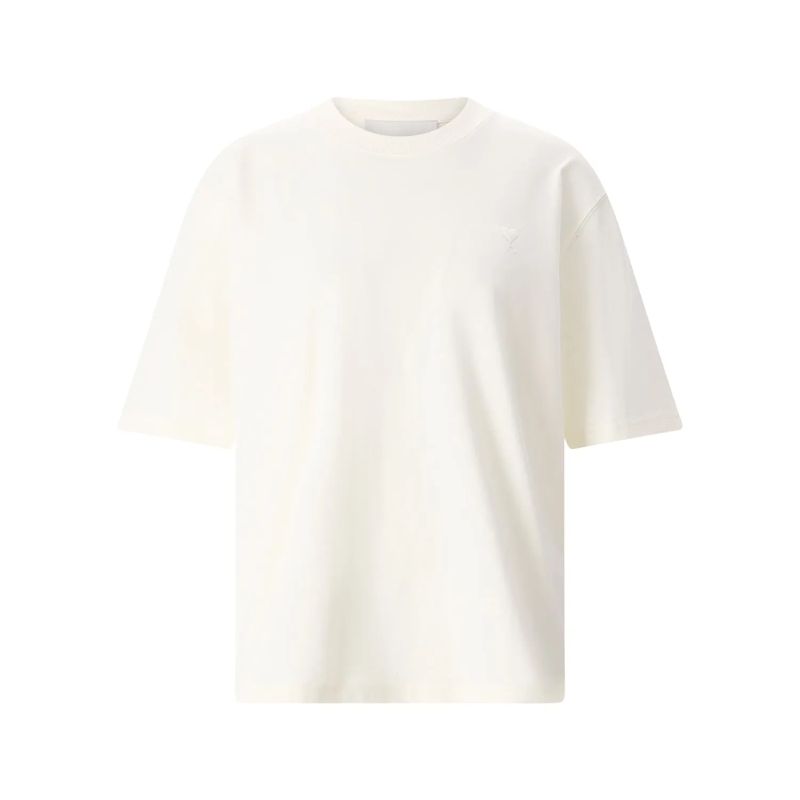 AMI Paris T-shirt T-Shirt mit Logo weiß