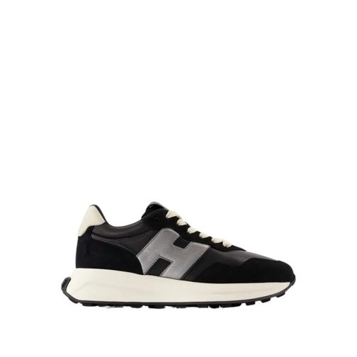 Hogan Sneakers H641 - Leather - Black Black låg sneaker