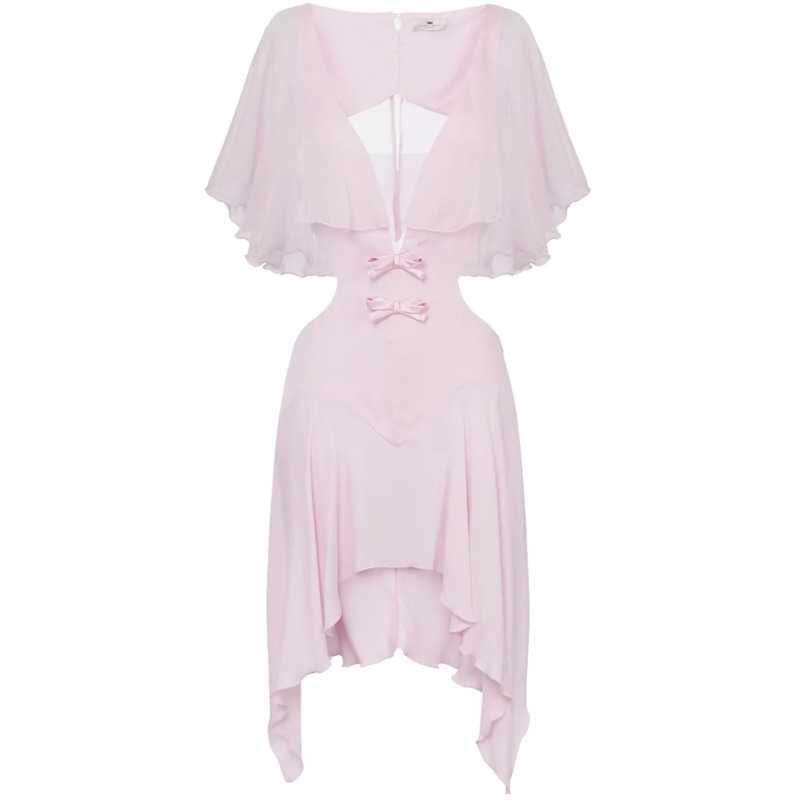 Elisabetta Franchi Robe midi Dresses Quarzo mehrfarbig