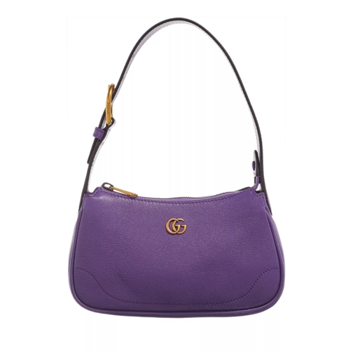 Gucci Aphrodite Shoulder Bag Shine Purple Minitasche