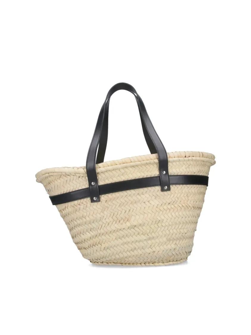 Coperni Shoppers & Totes "Palm" Medium Tote Bag – Beige in beige