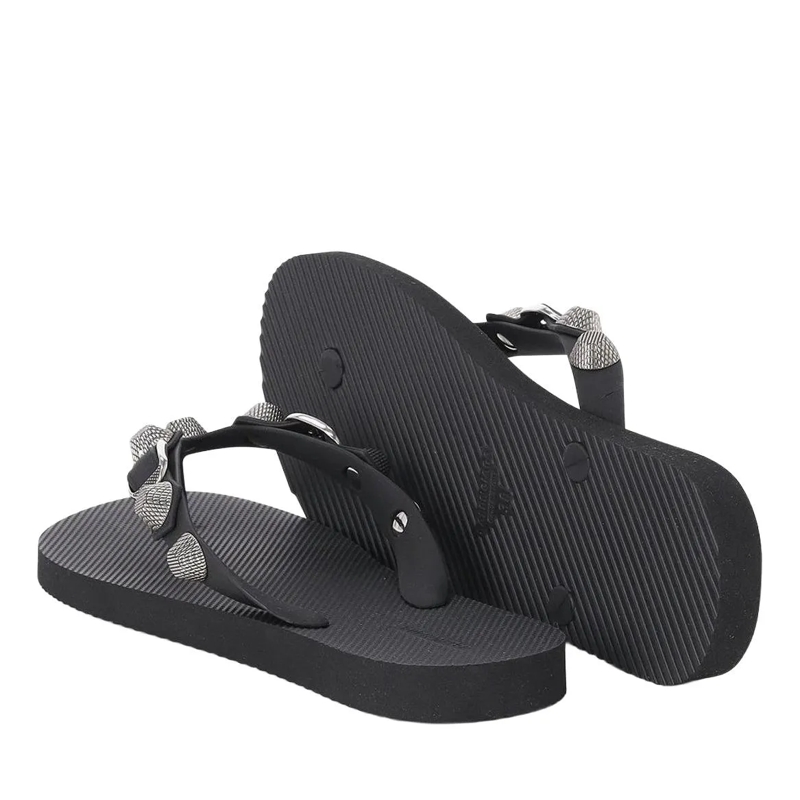 Balenciaga Schnürschuhe Sandale Cagole schwarz