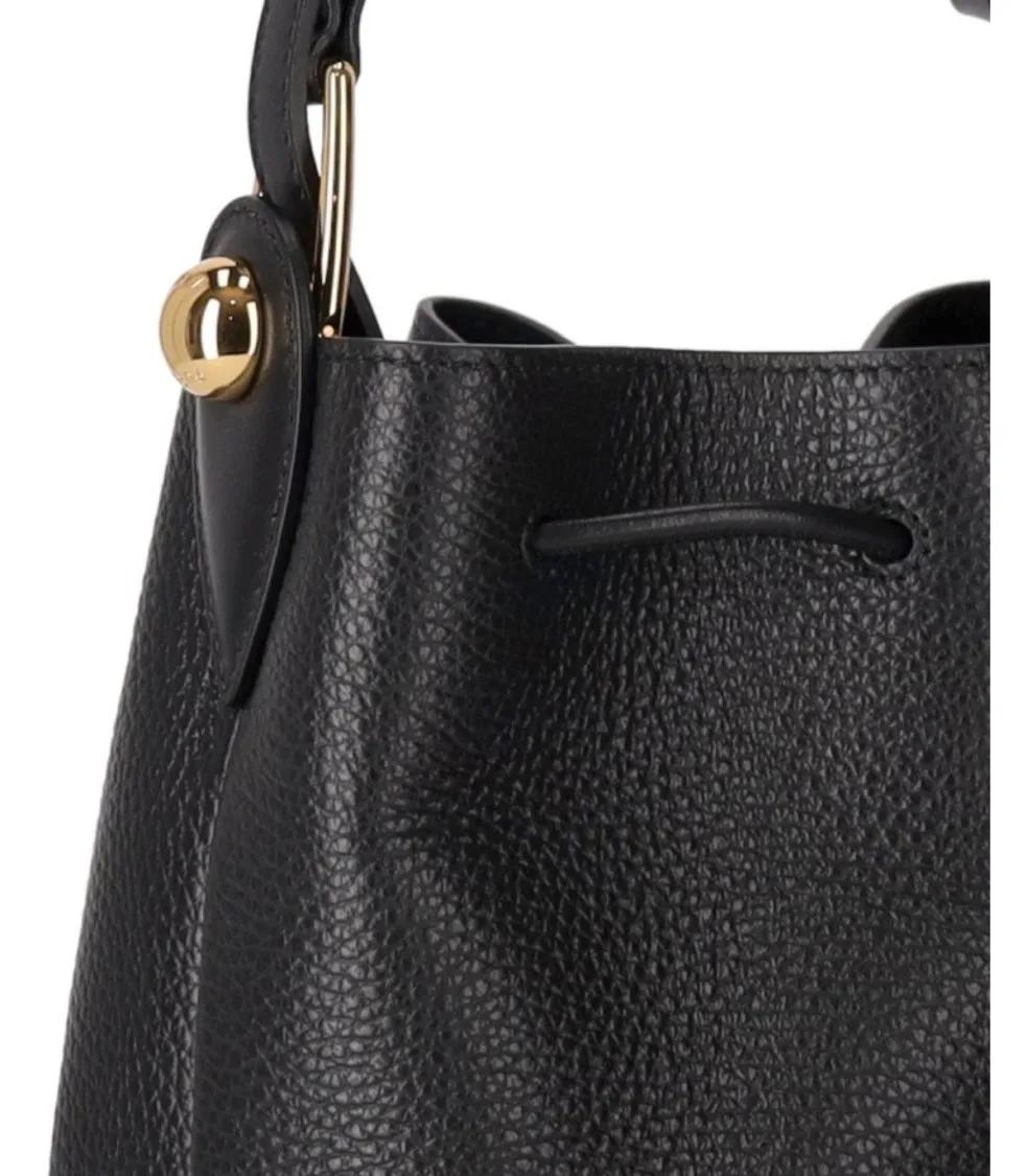 Furla Bucket bags Sfera Mini Black Bucket Bag in zwart
