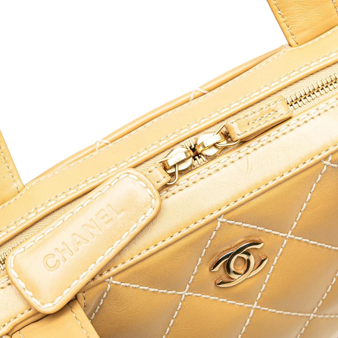 Thumbnail - Chanel Crossbody Bags - CC Wild Stitch Handbag - Gr. unisize - in Braun - für Damen