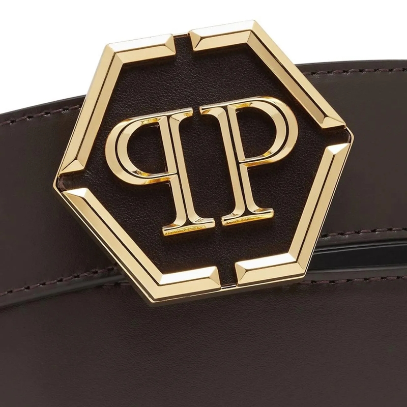 Philipp Plein Gürtel Gürtel Hexagon braun(Image 2)