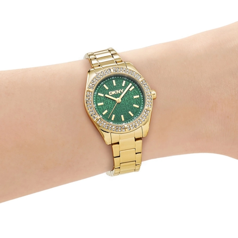 DKNY Quarzuhr Quarzuhr Evening Watch gold(Image 5)