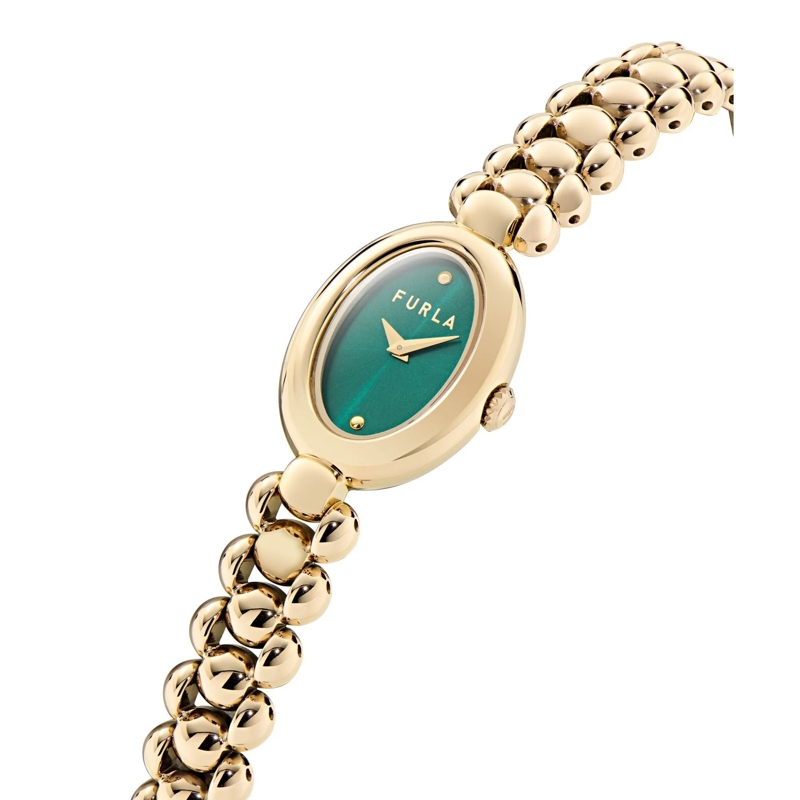 Furla Quarzuhr Quarz-Analoguhr Furla Delizia gold(Image 5)