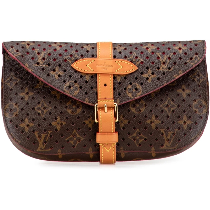 Louis Vuitton Clutch Monogram Flore Saumur Clutch braun