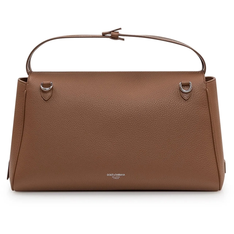 Dolce&Gabbana Schultertasche Borsa a Spalla con Tracolla Regolabile beige(Image 4)