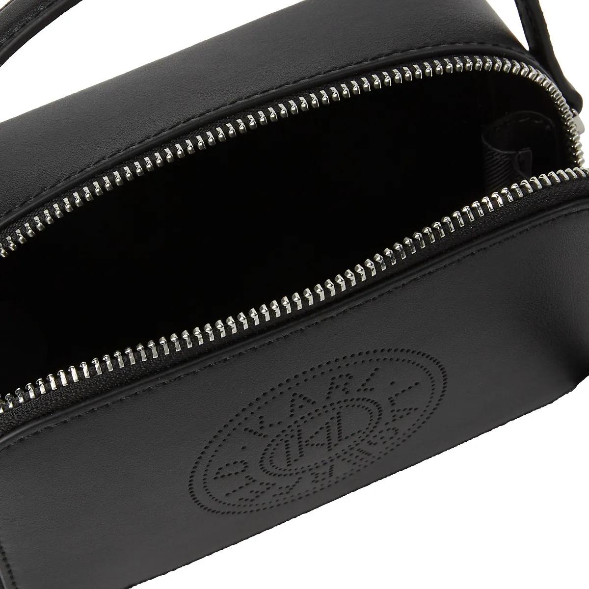 Thumbnail - Karl Lagerfeld Portemonnaie - K/Circle Kameratasche mit Henkel - Gr. unisize - in Schwarz - für Damen