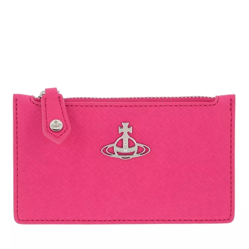 Vivienne Westwood Derby Slim Long Card Holder Pink Münzportemonnaie