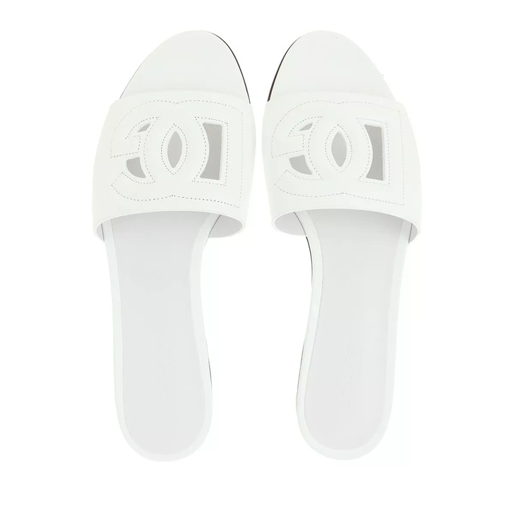 All white hot sale slides womens