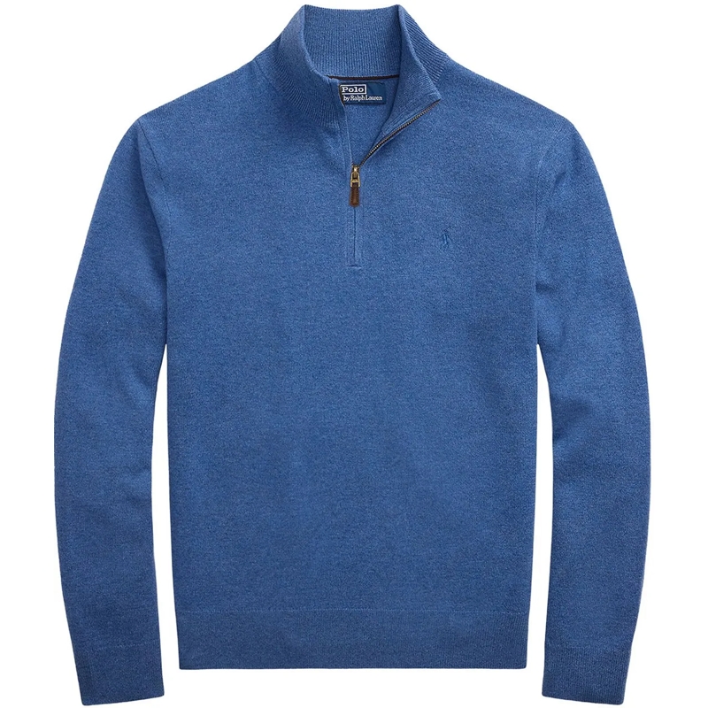 Ralph Lauren Pull Half Zip Knit blau