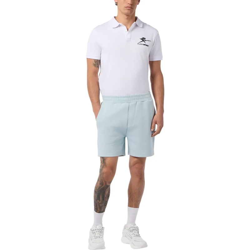 Plein Sport Shorts Pique Jogging Shorts Icon hell-blau(Image 4)
