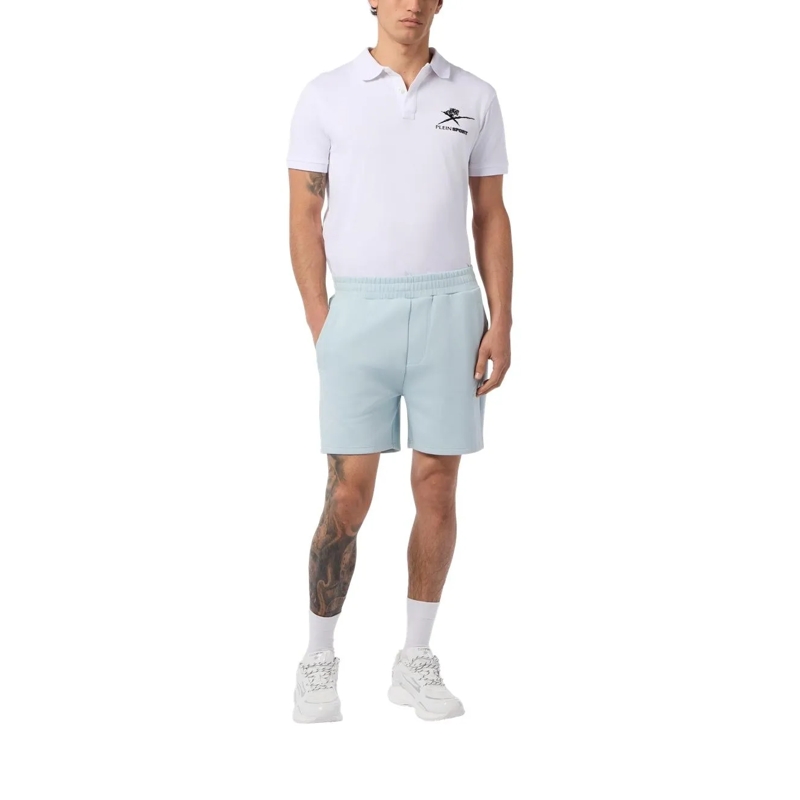 Plein Sport Shorts Pique Jogging Shorts Icon hell-blau(Image 4)