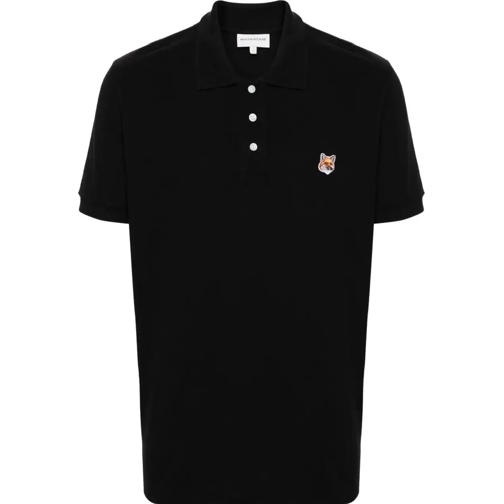 Maison Kitsune Polohemd fox head patch regular polo divers mehrfarbig