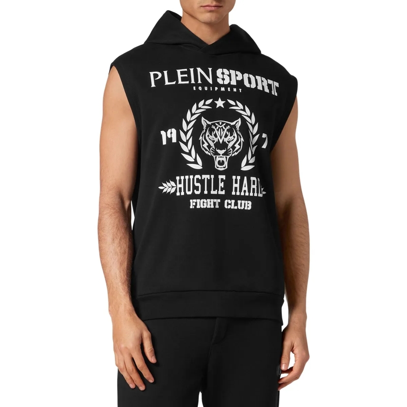 Plein Sport Top Hoodie Tiger schwarz(Image 3)
