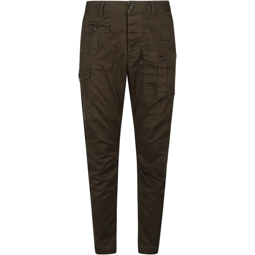 Dsquared2 Casual Broek Sexy Cargo Pant Green grün