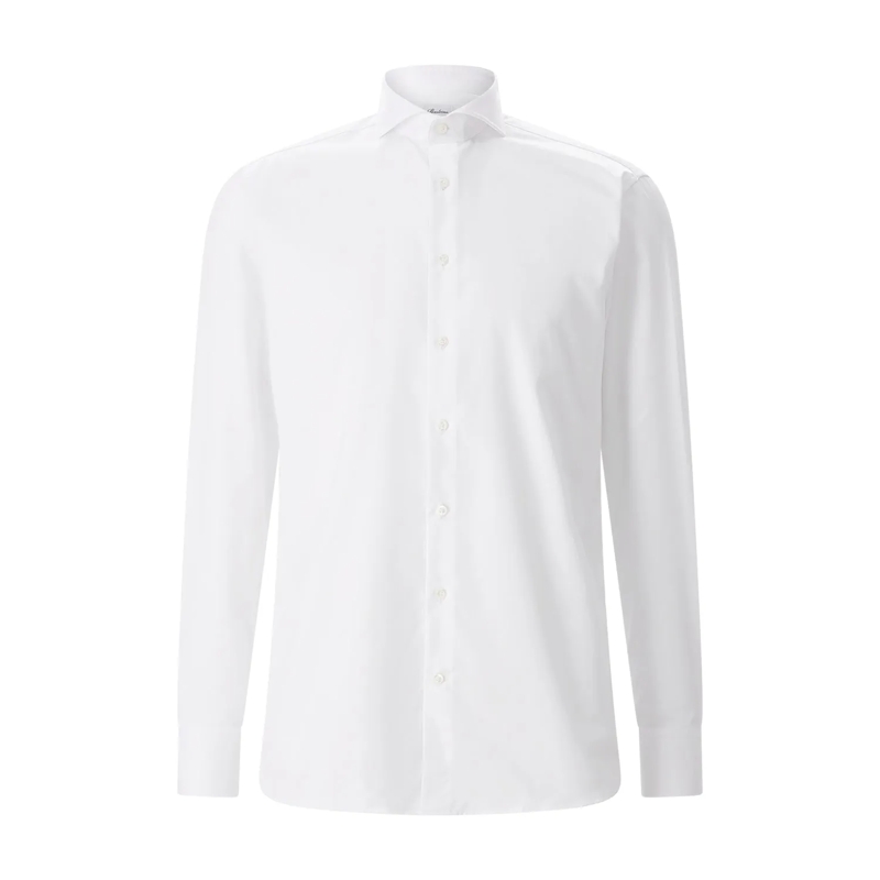STENSTRÖMS Chemise Regular-Fit Hemd aus Baumwolle weiß