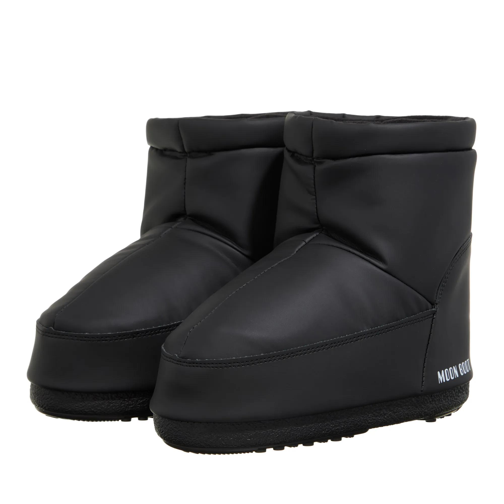 Moonboot Boots & Stiefeletten - Mb Icon Low Nolace Rubber - Gr. 36_38 - in Schwarz - für Damen