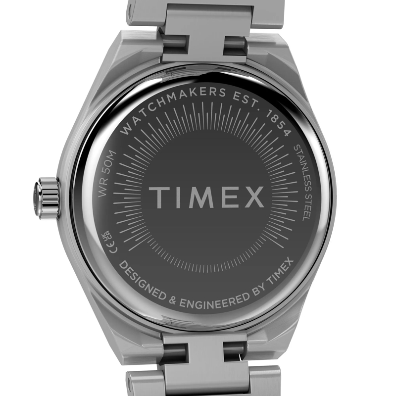 Timex Quarzuhr Quarz-Analoguhr Q Timex Continental Mini silber(Image 4)