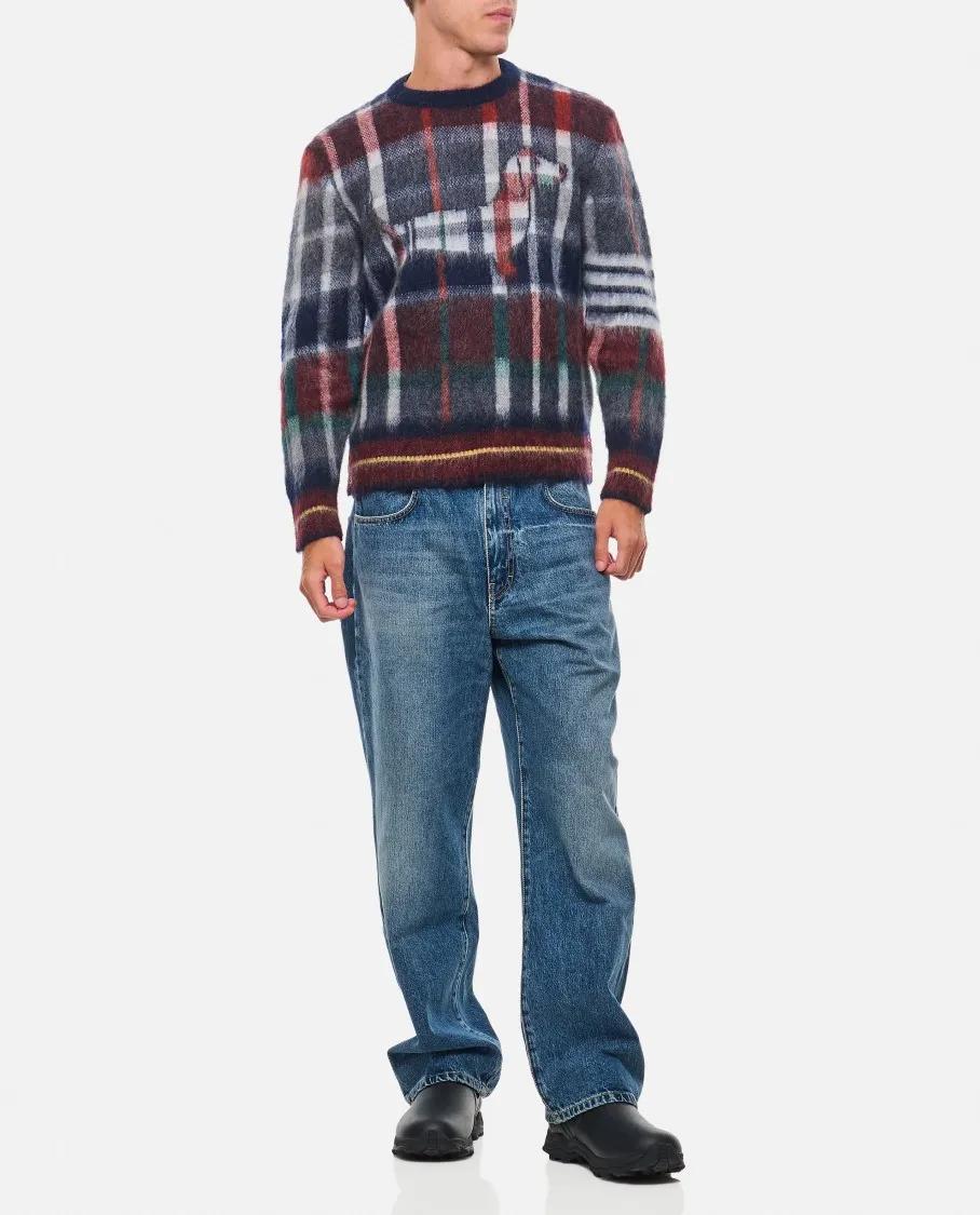 スウェット・トレーナー THOM BROWNE HECTOR TARTAN PULLOVER Thom Browne Hector Tartan Pullover Multicolor | Pull