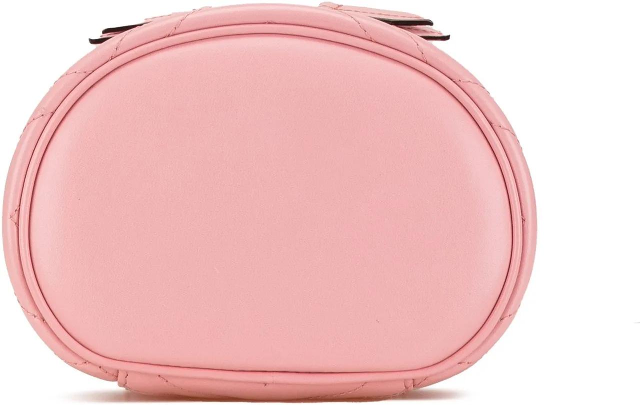 Gucci Hobo bags Mini GG Marmont Round Leather Vanity Bag in poeder roze