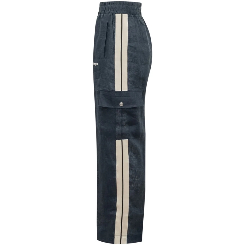 Palm Angels Jogginghose Pantaloni Track con Tasche Cargo blau(Image 3)