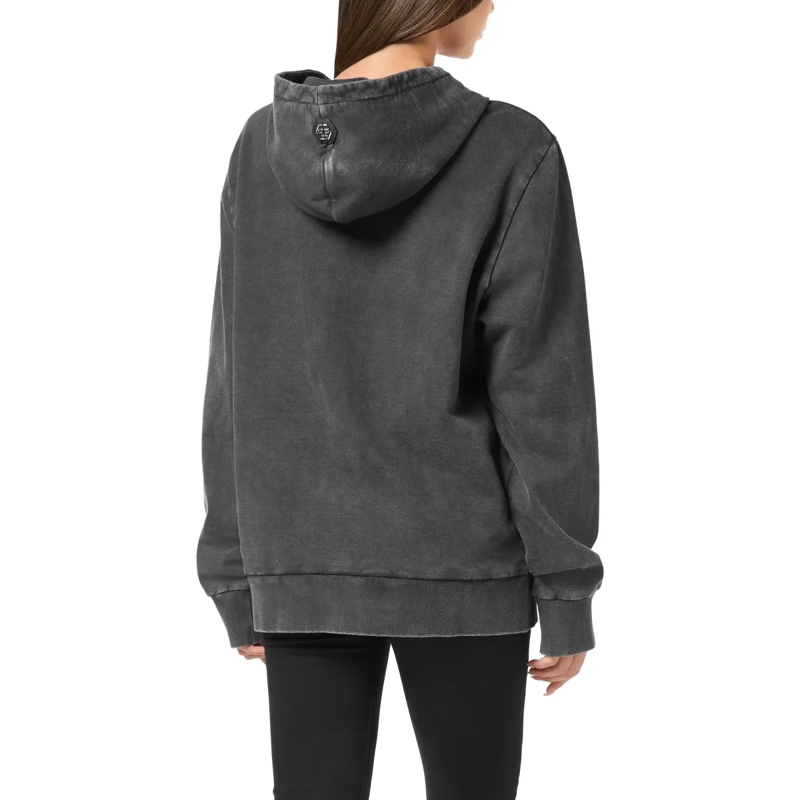 Philipp Plein Top Kapuzen-Sweatshirt Skull schwarz(Image 2)