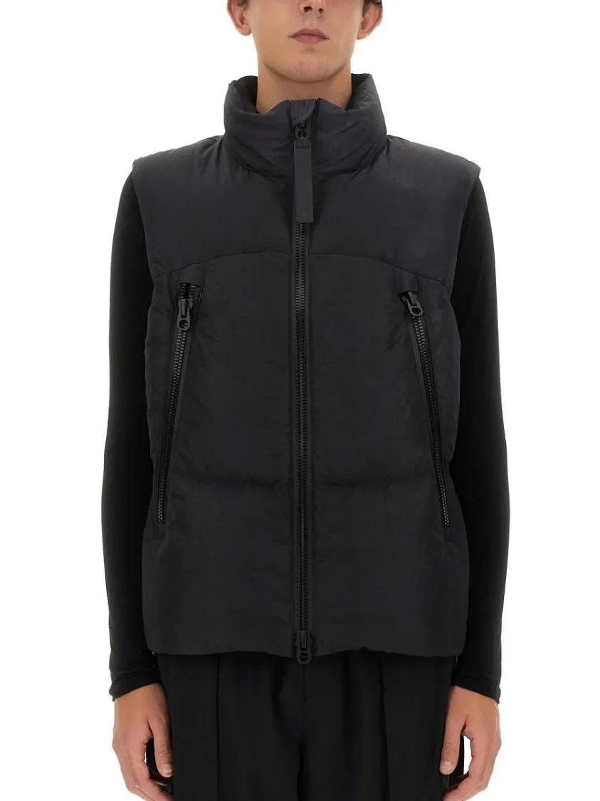 Thumbnail - JG1 - Casual Black Jacket With High Collar - Größe XL - schwarz