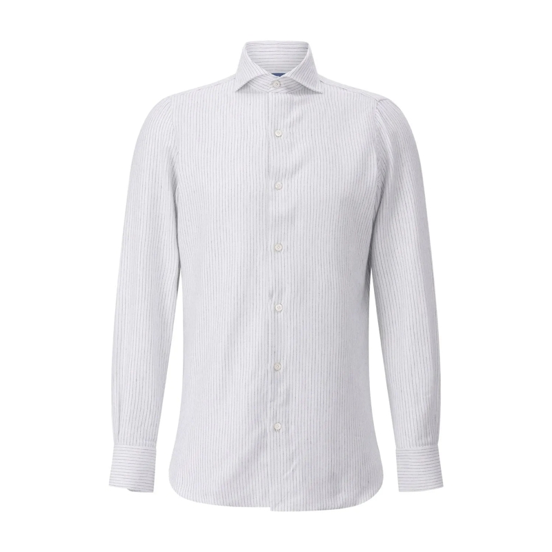 Finamore Hemd Hemd Eduardo Napoli Weiß