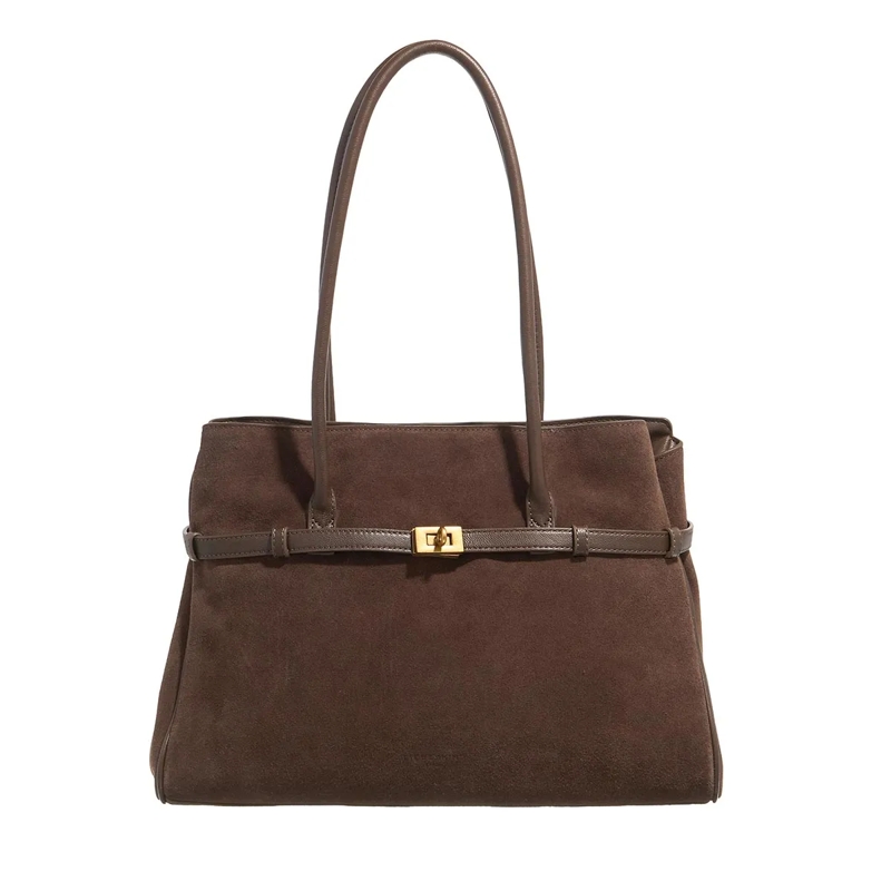 Liebeskind Berlin Satchel Nori Hydro Suede Roasted Coconut