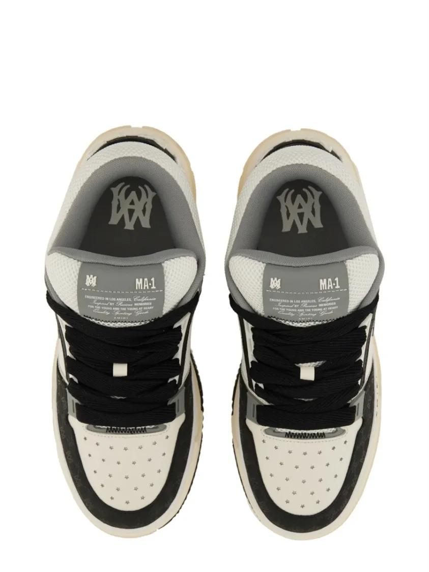 Thumbnail - Amiri Low-Top Sneaker - "Ma-1" Sneakers With "Quad Monogram" - Gr. 40 (EU) - in Weiß - für Damen