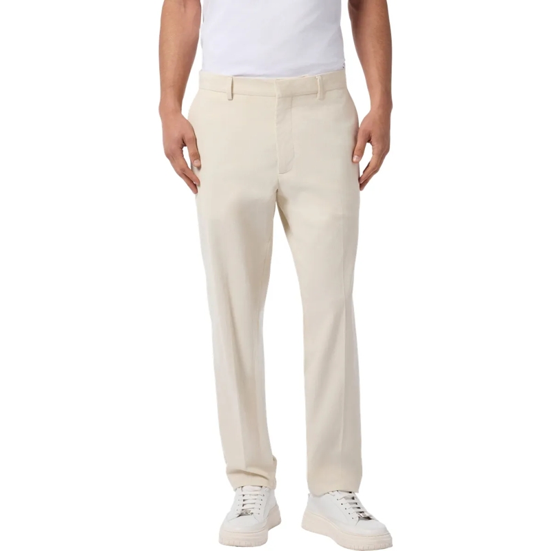 BILLIONAIRE Hose Corduroy Chinos Fit Trousers weiss(Image 3)
