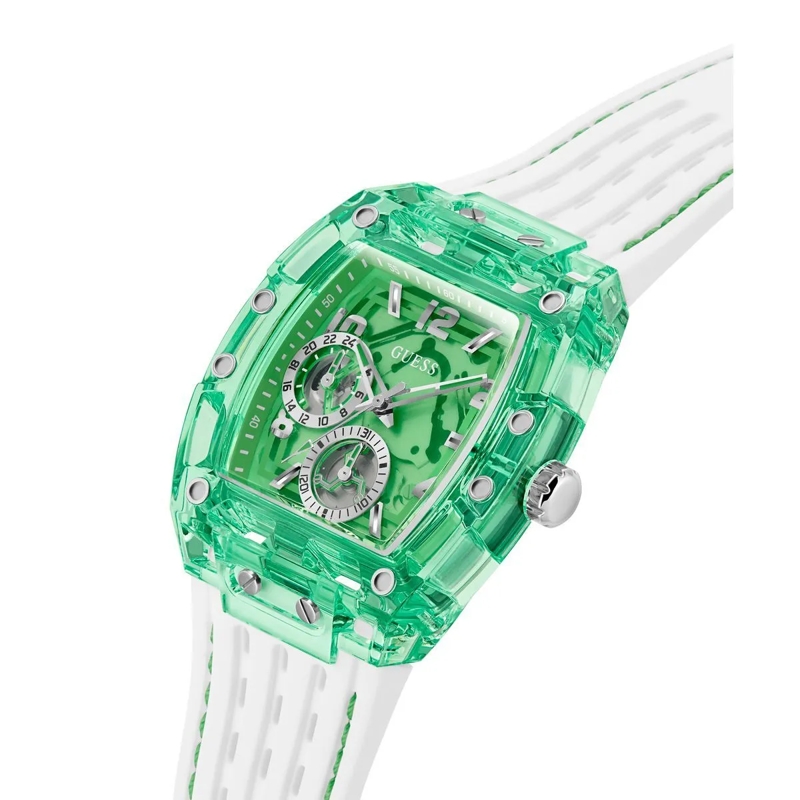 Guess Quarzuhr Quarz-Analoguhr Phoenix weiss(Image 7)