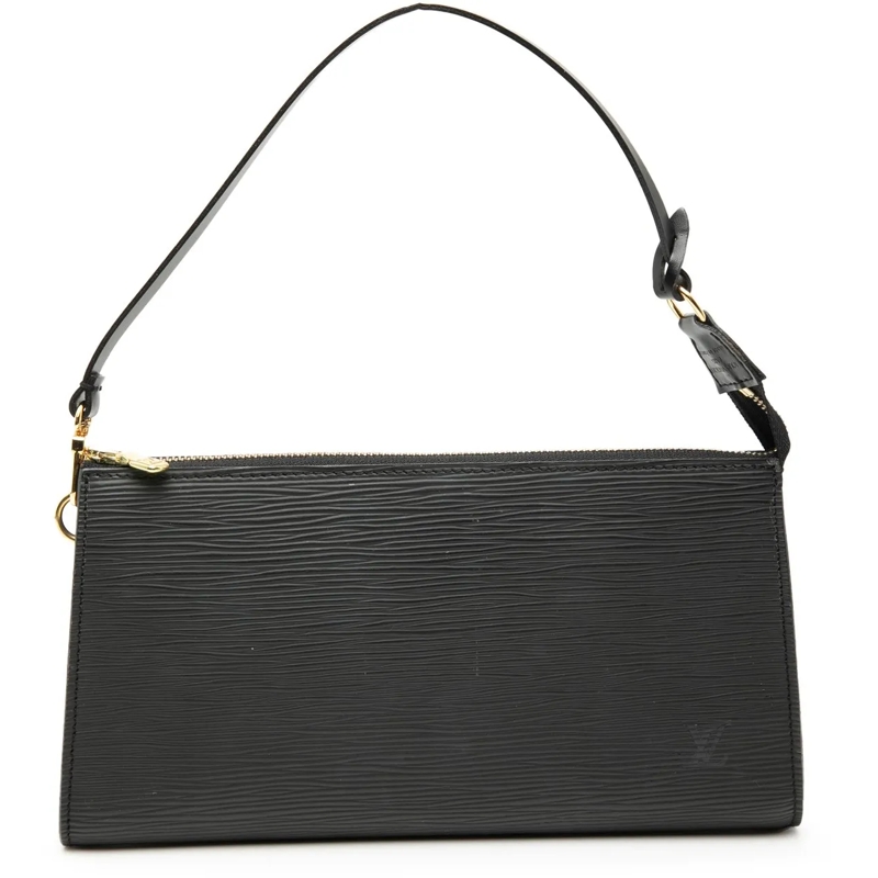 Louis Vuitton Schultertasche Epi Pochette Accessoires schwarz