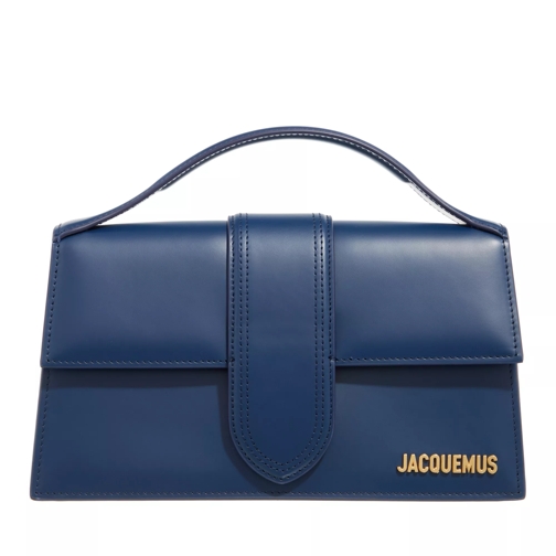 Jacquemus Blue Calf Leather Bag Darknavy Cartable