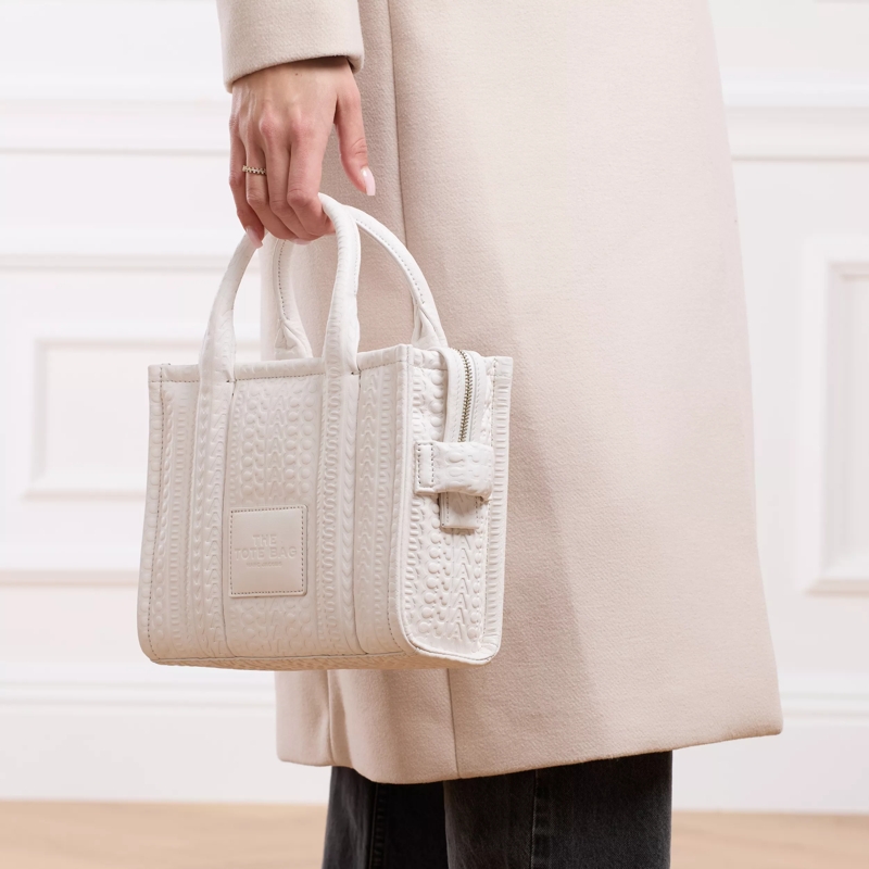 Marc Jacobs Tote The Tote Bag Mini White (Image 3)