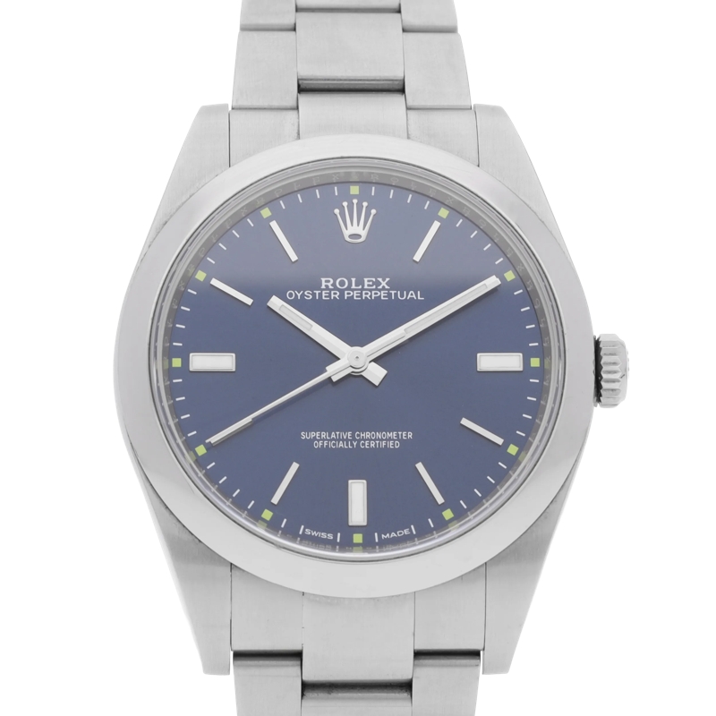 Rolex Automatikuhr Oyster Perpetual Blau